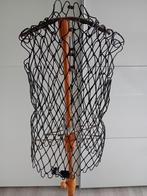 Oude zwarte draad paspop, Antiek en Kunst, Ophalen