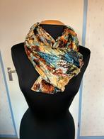 175 Romano sjaaltje in beige/bruin/blauw, Kleding | Dames, Romano, Verzenden, Zo goed als nieuw, Sjaal