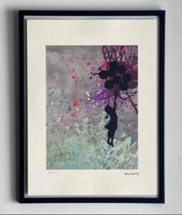 BANKSY : lithografie meet certificaat beschikbaar voor biedingen