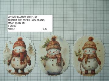 vintage plaatjes kerst 37 ( alleen verzenden beschikbaar voor biedingen