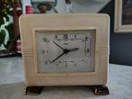 Bijzondere Vintage, retro, brocante wekker met munt inworp., Ophalen of Verzenden