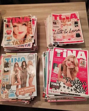 Heel veel Tina tijdschriften (2015 t/m 2018) beschikbaar voor biedingen