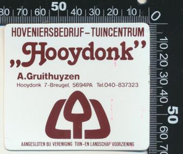 Sticker: Hoveniersbedrijf Tuincentrum Hooydonk - Breugel beschikbaar voor biedingen