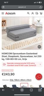 Opvouwbaregasten bed /stoel /slaapbank, Ophalen, Nieuw, Eenpersoons, 190 cm of minder