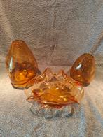 Murano Glas Set - Vaas en Schaal, Antiek en Kunst, Ophalen of Verzenden