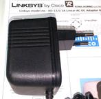 Linksys AD12/0.5A Rong-Horng RH41-1200500DG 12V 0.5A Adapter, Computers en Software, Pc- en Netwerkkabels, Ophalen of Verzenden