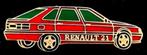 Renault 21 pin- rood emaille, Verzenden, Nieuw, Transport, Speldje of Pin