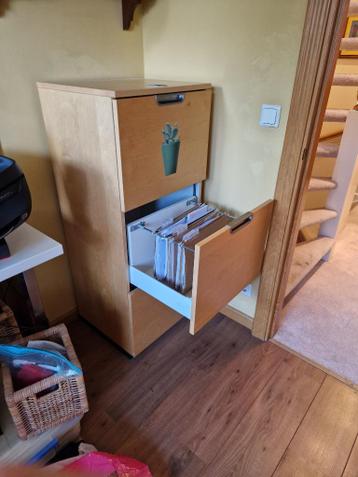 Hangmappenkast met ingebouwd slot (IKEA GALANT) - afbeelding 3
