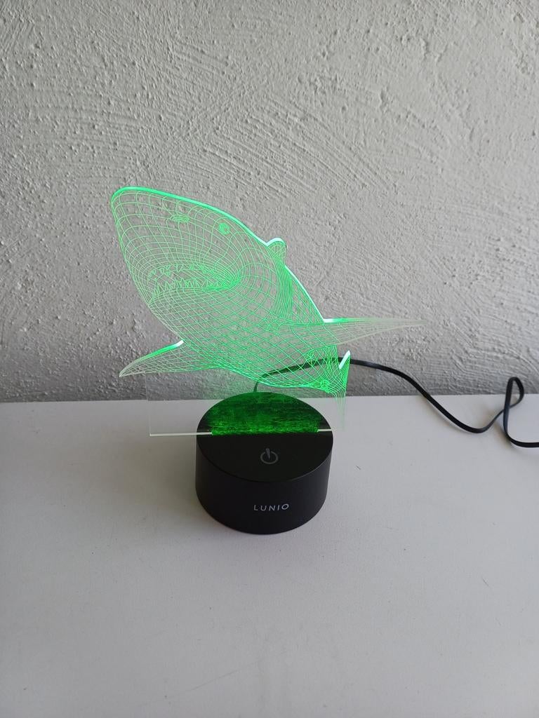 Nieuwe haai lamp, Kunststof, Nieuw, Ophalen of Verzenden, Minder dan 100 cm