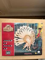 Gepetto's Workshop Pauw - Houten 3D Puzzel, Nieuw, Van hout, 6 jaar of ouder, Meer dan 50 stukjes