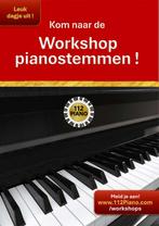 Uw piano zelf (bij)stemmen? Workshops 'Pianostemmen!, Thuisstudie, Werk of Loopbaan