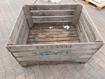 Houten palletkisten | kuubkisten | meerdere op voorraad beschikbaar voor biedingen