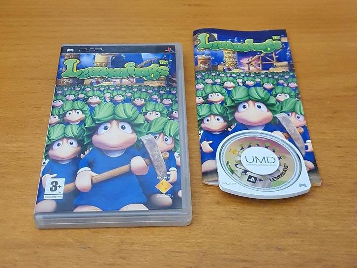 OPRUIMEN | PSP | Lemmings, Spelcomputers en Games, Games | Sony PlayStation Portable, Gebruikt, 1 speler, Vanaf 3 jaar, Ophalen of Verzenden