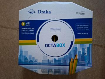 Draka Octabox VD Installatiedraad blauw, bruin, of geelgroen beschikbaar voor biedingen