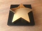 Decoratie / presse papiers: gouden ster (nieuw), Huis en Inrichting, Ophalen of Verzenden, Nieuw