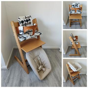 Stokke Tripp Trapp naturel+babyset, kussenset en newbornset  beschikbaar voor biedingen