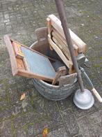 Oude wastobbe met toebehoren, Antiek en Kunst, Ophalen