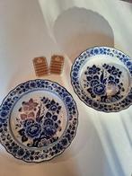 Twee Delfts blauwe antieke wandborden, Antiek en Kunst, Ophalen of Verzenden