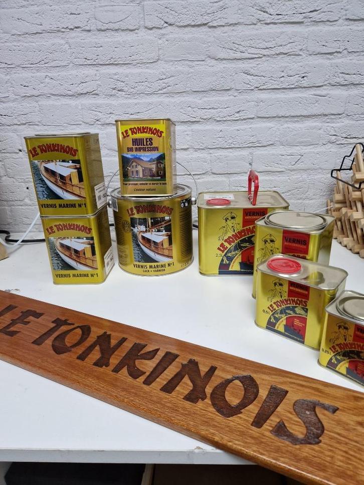 Partij Le Tonkinois Jachtlak / vernis, Doe-het-zelf en Verbouw, Verf, Beits en Lak, Nieuw, Lak, 5 tot 10 liter, Overige kleuren