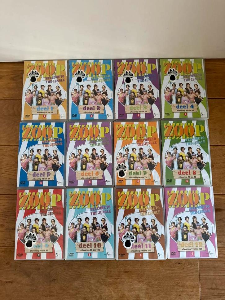 ZOOP DVD deel 1 2 3 4 5 6 7 8 9 10 11 en 12, Cd's en Dvd's, Dvd's | Tv en Series, Gebruikt, Alle leeftijden, Verzenden