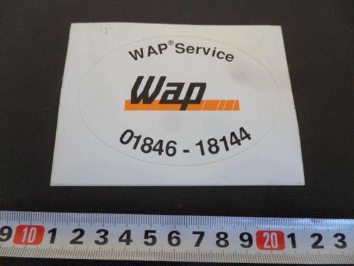 sticker Hardinxveld Giessendam WAP service 01846-18144, Verzamelen, Stickers, Zo goed als nieuw, Bedrijf of Vereniging, Ophalen