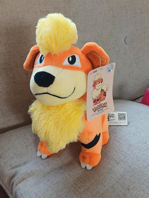 Growlithe Knuffel Nieuw, Kinderen en Baby's, Speelgoed | Knuffels en Pluche, Nieuw, Overige typen, Ophalen