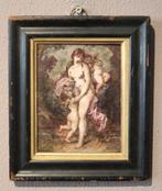 19e eeuwse porseleinen plaquette, Ophalen of Verzenden