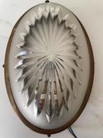 Mooie glazen Jugendstil wandlamp art-noveau, Huis en Inrichting, Lampen | Wandlampen, Ophalen of Verzenden, Glas