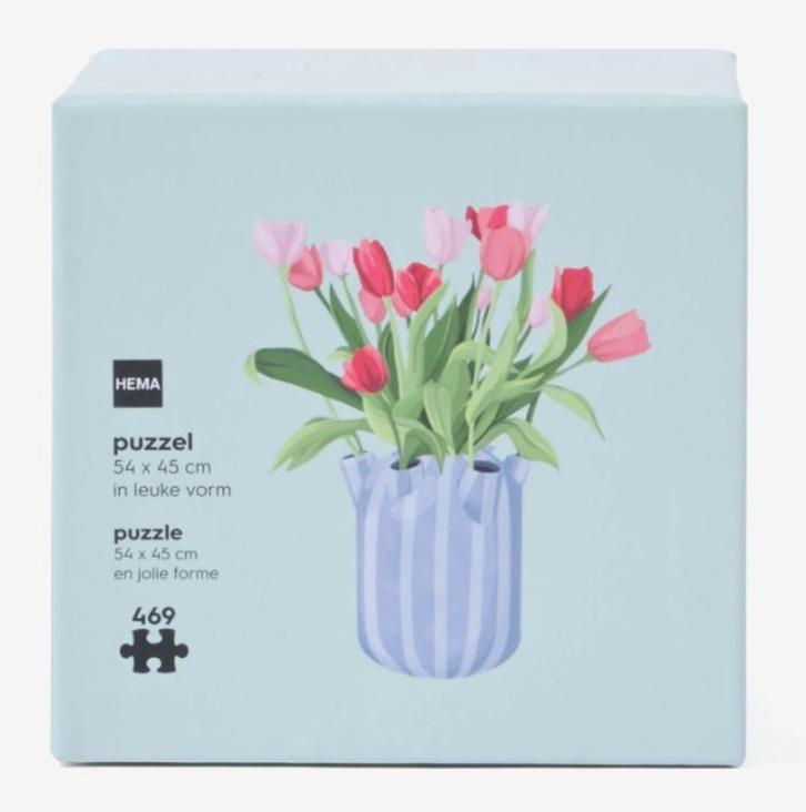 Twee leuke Hema puzzels onder de 500 stukjes, Hobby en Vrije tijd, Denksport en Puzzels, Zo goed als nieuw, Legpuzzel, Minder dan 500 stukjes