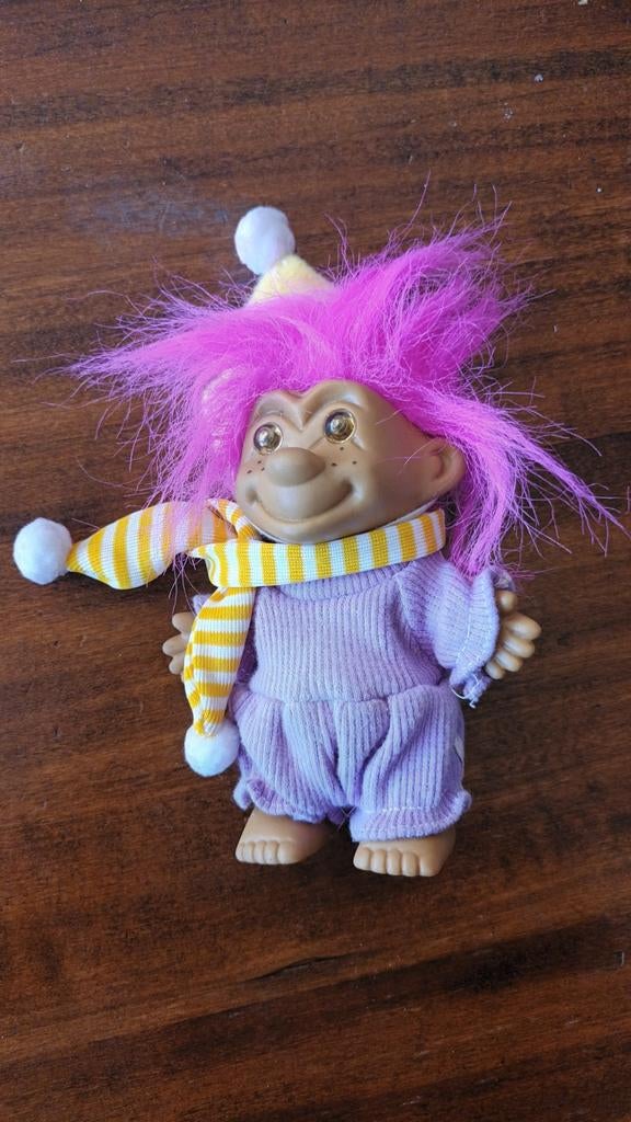 Vintage Troll pop, Ophalen of Verzenden, Zo goed als nieuw, Pop