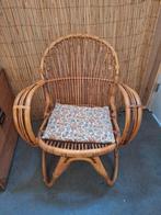 Prachtige rotan stoel, Huis en Inrichting, Ophalen of Verzenden, Zo goed als nieuw, Bruin, Eén