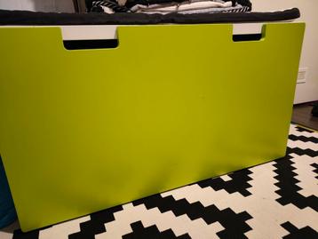 Ikea Stuva Speelgoedkist Groen + Kussen beschikbaar voor biedingen