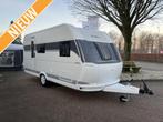 Hobby Ontour 470 kmf Stapelbed!, Caravans en Kamperen, Caravans, Schokbreker, Hobby, Bedrijf, Treinzit