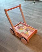 Houten blokken loopwagen -little dutch, Ophalen, Zo goed als nieuw