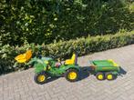 John deere trap tractor met aanhanger, Ophalen, Gebruikt, Overige merken, Met kar of aanhanger