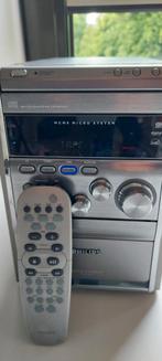 Philips stereo met cd, mp3, cassette, radio en aux, Philips, Cd-speler, MP3-aansluiting, Ophalen of Verzenden