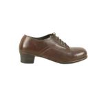Women's Brown Leather Service Shoes, Amerika, Delware Trading, Delware Trading, Ophalen of Verzenden
