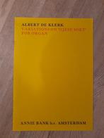 Albert de Klerk - Variations on O Jesu soet voor orgel, Muziek en Instrumenten, Orgel, Ophalen of Verzenden, Zo goed als nieuw