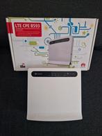 Simkaart wifi Huawei LTE CPE B593 Router, Ophalen of Verzenden, Gebruikt, Router met modem, Huawei