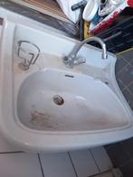 Vintage wastafel, Ophalen, Gebruikt, 50 tot 100 cm, Minder dan 100 cm