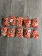 Oranje Mini Wasknijpers - 500 stuks - bruiloft, valentijn,, Ophalen of Verzenden, Nieuw, Materiaal