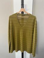 Oska V-Neck Sweater Pullover – Khaki Green & Black – Size 44, Maat 46/48 (XL) of groter, Ophalen of Verzenden, Zo goed als nieuw