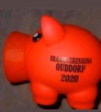 spaarpot varken. oranje vereniging Ouddorp 2020, Ophalen of Verzenden, Nieuw, Steen, Aardewerk of Keramiek, Dier