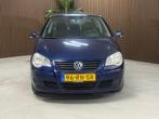 Volkswagen Polo 1.4-16V Optive (bj 2005, automaat), Elektrische ramen, Stof, 4 cilinders, Blauw