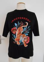 Maison Runway T-shirt zwart mt S, Zwart, Ophalen of Verzenden, Zo goed als nieuw, Korte mouw