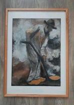 Schilderij  # Metaalarbeider Hoogovens ( Tata steel ), Ophalen