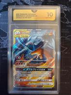 Reshiram & Charizard GX 007 GlobalGrading 10, Ophalen of Verzenden, Nieuw, Losse kaart, Foil