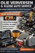 Olie verversen + kleine auto service – €39, Ophalen of Verzenden