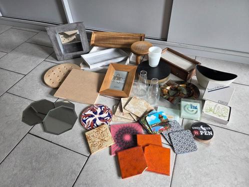 Mozaiek materialen, tegels, fotolijst, onderzetters, spiegel, Hobby en Vrije tijd, Knutselen, Zo goed als nieuw, Materiaal, Ophalen of Verzenden