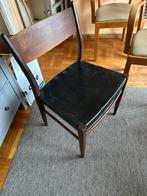 Vintage PasToe Teak Stoel, Huis en Inrichting, Stoelen, Ophalen, Gebruikt, Bruin, Eén
